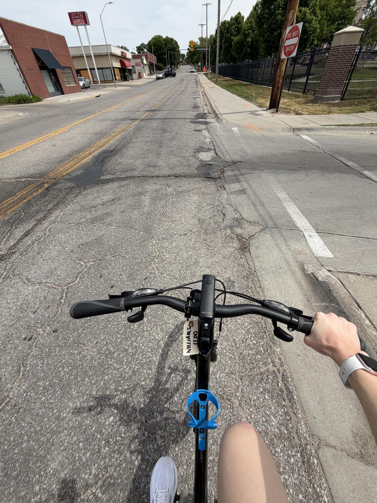 biking to target